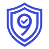 Veri9 Shield Logo